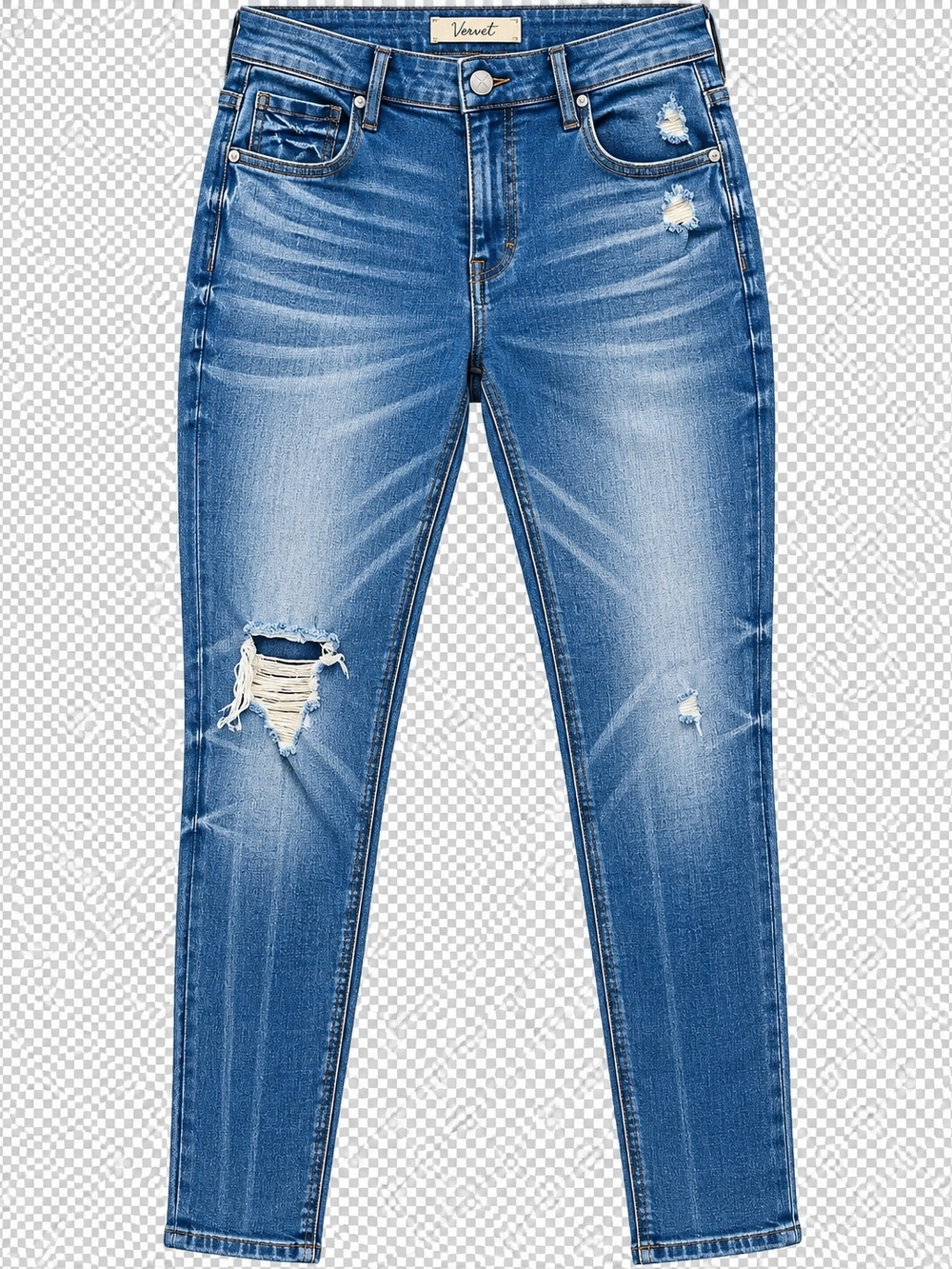 Publish Distressed Blue Skinny Jeans